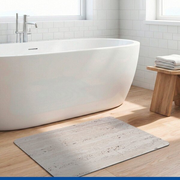 Tappetino per il bagno marrone chiaro in diatomite 50x80 cm Puna – Wenko