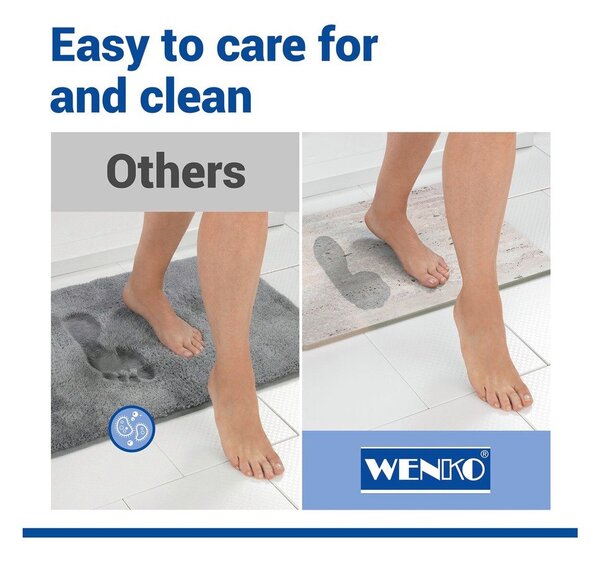 Tappetino per il bagno marrone chiaro in diatomite 50x80 cm Puna – Wenko