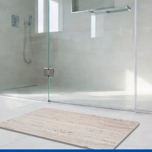 Tappetino per il bagno marrone chiaro in diatomite 50x80 cm Puna – Wenko