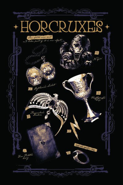 Stampa d'arte Harry Potter - Horcruxes