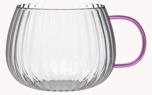 Set di 4 tazze da caffè in vetro borosilicato Tulip