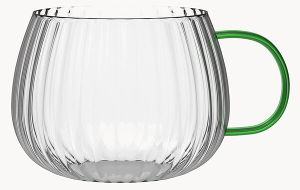 Set di 4 tazze da caffè in vetro borosilicato Tulip