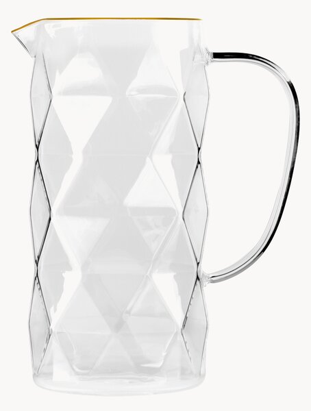 Caraffa in vetro borosilicato Geo Gold, 1,5 L
