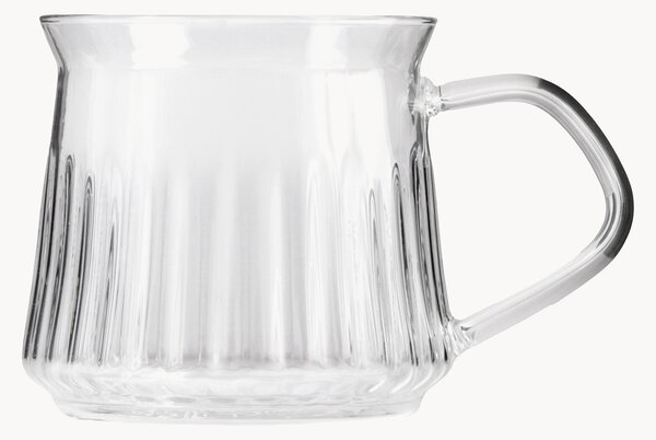 Set di 2 tazze in vetro borosilicato Mia
