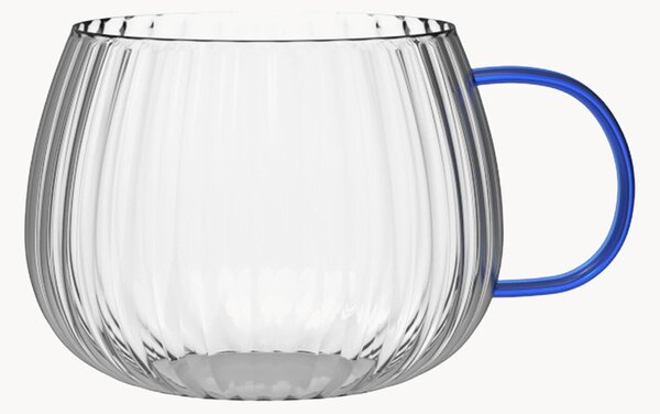 Set di 4 tazze da caffè in vetro borosilicato Tulip