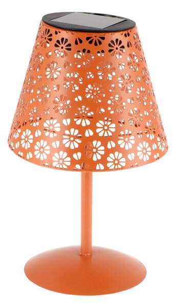 Lampada da tavolo Led Hearth 1W Arancione portatile ricaricabile energia solare Bianco caldo 2500K M mimotec