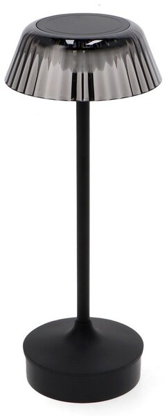 Lampada da tavolo Led touch Irina 2W Nera CCT temperatura colore regolabile portatile a batteria ricaricabile USB M mimotec