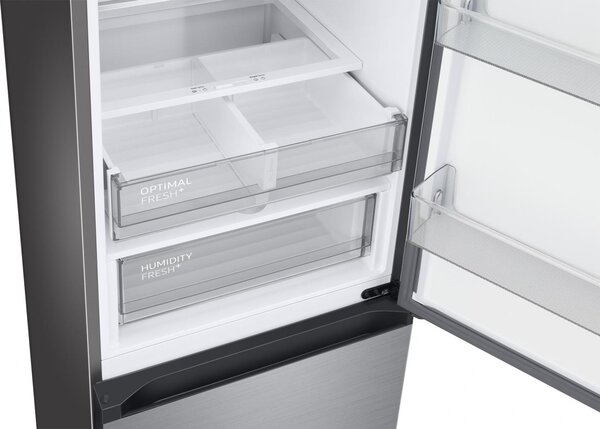 Samsung Frigorifero Combinato Capacit 387 Litri Classe energetica B Raffreddamento No Frost colore Argento - RB38C7B5BS9/EF BeSpoke AI