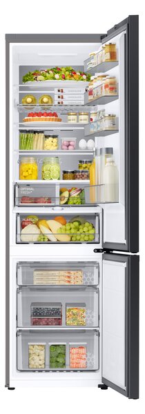 Samsung Frigorifero Combinato Capacit 387 Litri Classe energetica B Raffreddamento No Frost colore Argento - RB38C7B5BS9/EF BeSpoke AI