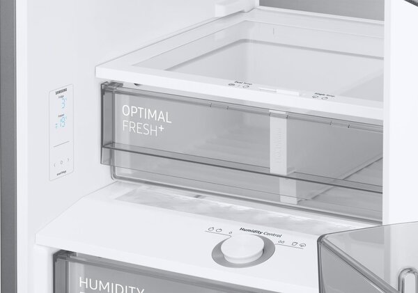 Samsung Frigorifero Combinato Capacit 387 Litri Classe energetica B Raffreddamento No Frost colore Argento - RB38C7B5BS9/EF BeSpoke AI