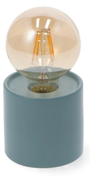 Lampada da tavolo Led Ditadi 1W Celeste a batteria Bianco caldo 2500K M mimotec