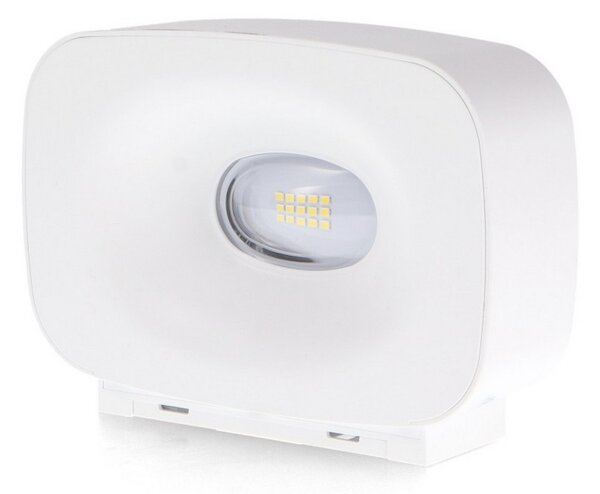 Applique Led da parete Plit 1,7W Bianco con pannello solare IP54 Bianco neutro 4000K con sensore crepuscolare e di movimento iSG Lighting