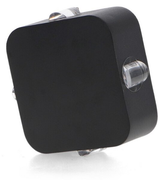 Applique Led da parete 4x3W Nero IP54 RGB M LEDME