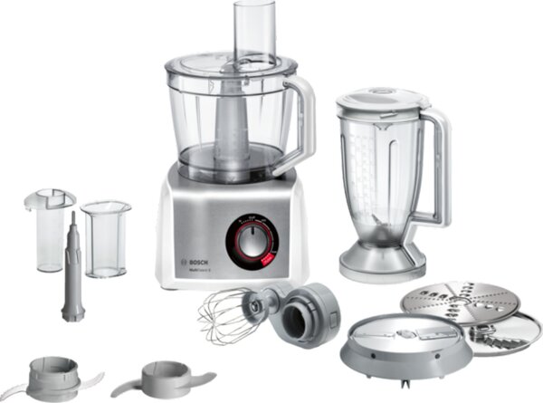 Bosch Robot da Cucina Capacit 3.9 Litri Potenza 1250 Watt Funzione Pulsante colore Inox e Bianco - MC812S814