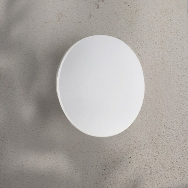 Applique Led da parete Forus 15W rotondo Bianco IP54 CCT temperatura colore regolabile iSG Lighting