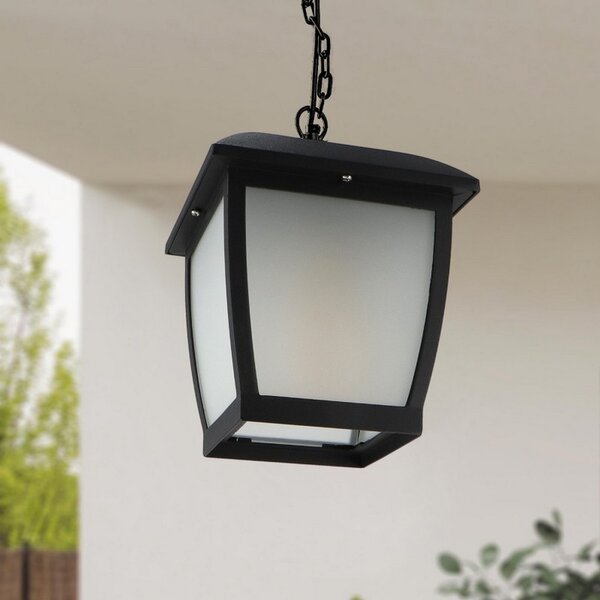 Lanterna da soffitto House Nera IP44 1 x E27 M LEDME