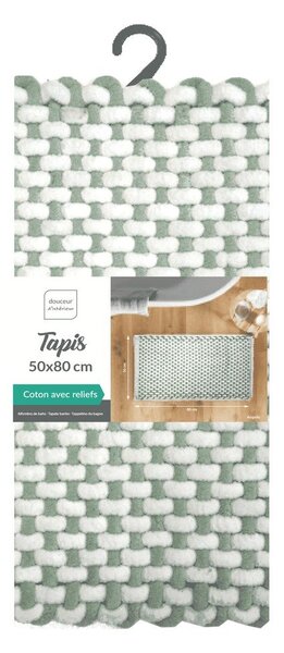 Tappetino per il bagno verde 50x80 cm Rafael – douceur d'intérieur