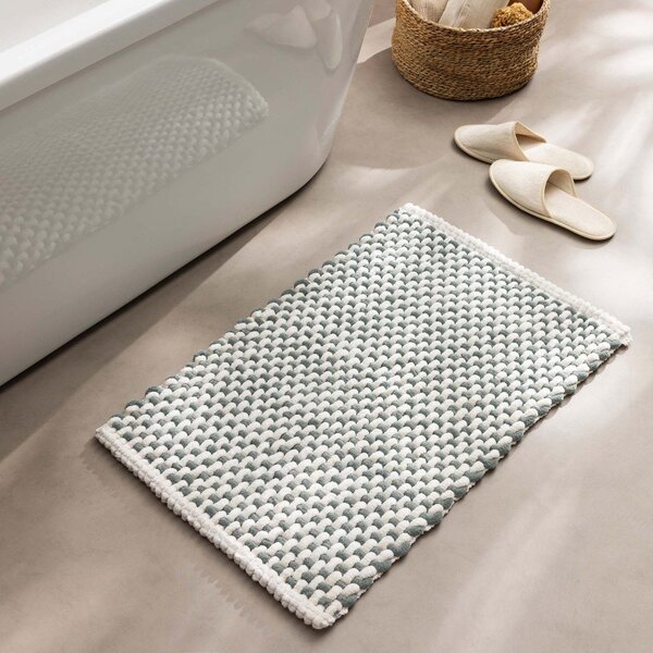 Tappetino per il bagno verde 50x80 cm Rafael – douceur d'intérieur