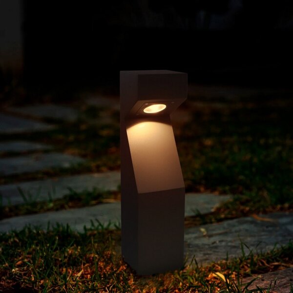 Lampioncino Led Teba 10W Grigio 60cm IP65 CCT temperatura colore regolabile iSG Lighting