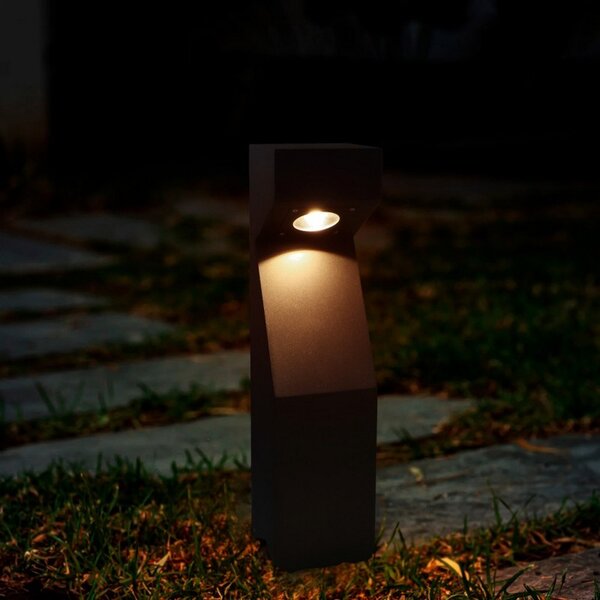 Lampioncino Led Teba 10W Nero 60cm IP65 CCT temperatura colore regolabile iSg Lighting