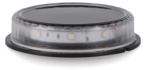Faretto segnapassi Led 3W Nero con pannello solare IP54 RGB con sensore crepuscolare M LEDME