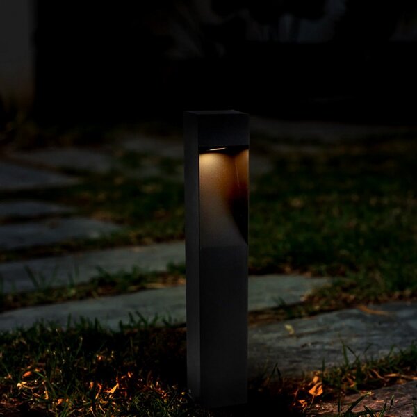Lampioncino Led Bornos 10W Nero 50cm IP65 CCT temperatura colore regolabile iSG Lighting