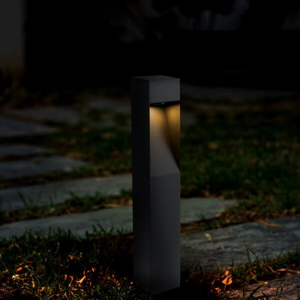 Lampioncino Led Bornos 10W Grigio 50cm IP65 CCT temperatura colore regolabile iSG Lighting