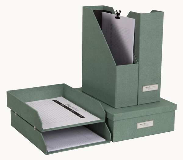 Set di 5 organizer da scrivania Holger
