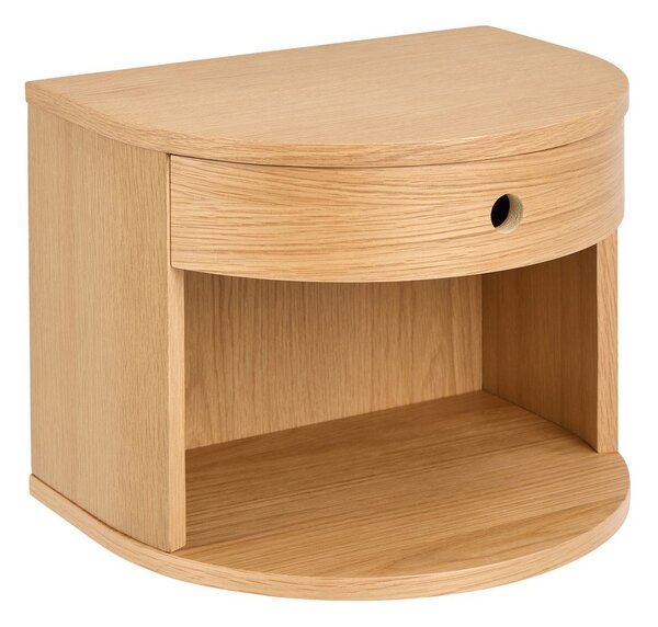 Comodino colore naturale chiaro con effetto rovere Paron – Actona
