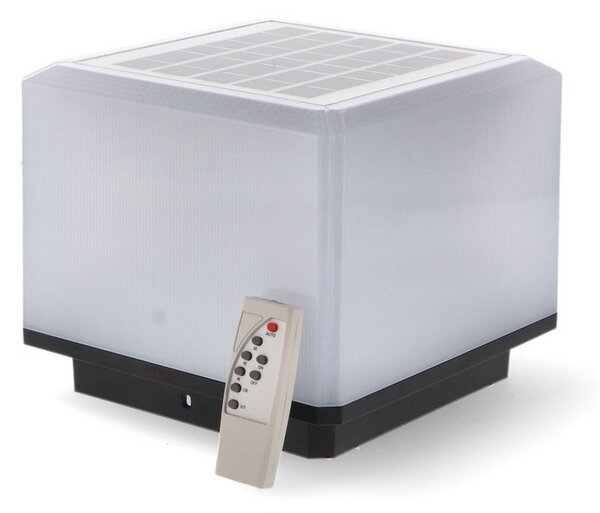 Faretto segnapassi Led Inel 1,6W Bianco con pannello solare IP65 CCT temperatura colore regolabile con sensore crepuscolare M LEDME