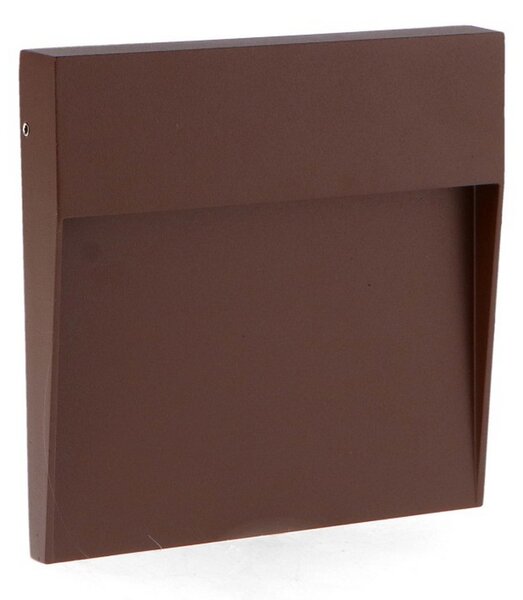Segnapasso Led Plum 6W Marrone ruggine a superfice Rotondo IP54 CCT temperatura colore regolabile iSG Lighting