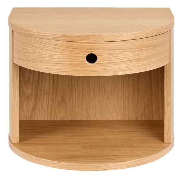 Comodino colore naturale chiaro con effetto rovere Paron – Actona