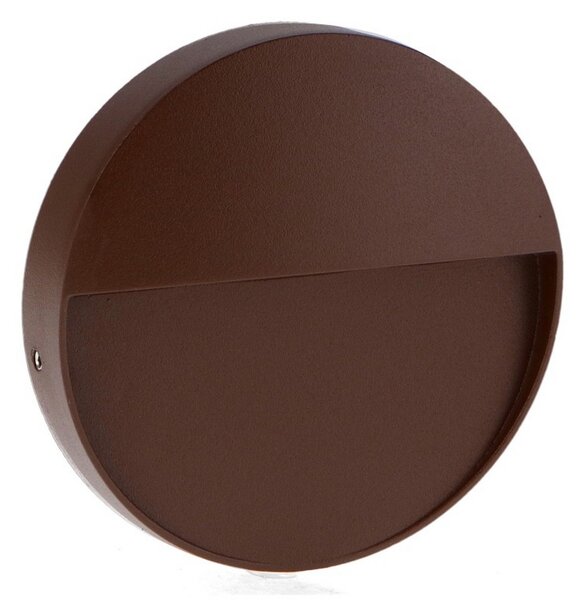 Segnapasso Led Tech 3W Marrone a superfice Rotondo IP54 CCT temperatura colore regolabile iSG Lighting