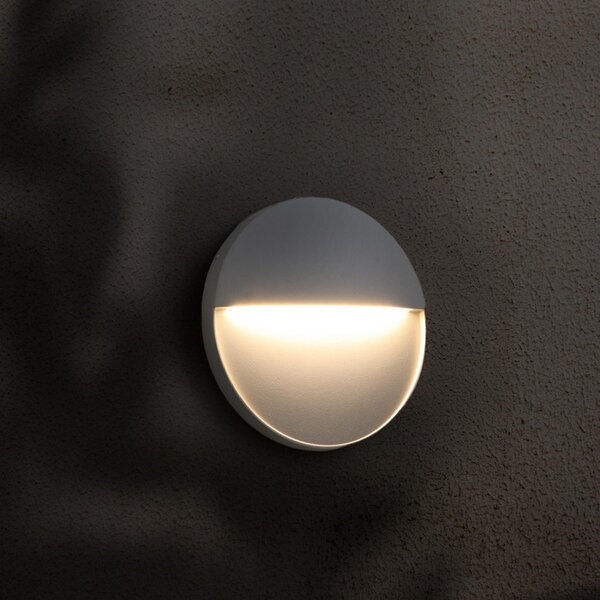 Segnapasso Led Tech 3W Bianco a superfice Rotondo IP54 CCT temperatura colore regolabile iSG Lighting