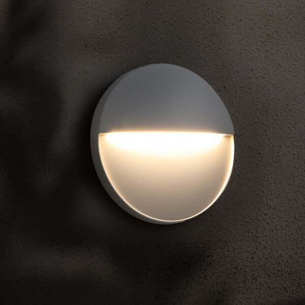 Segnapasso Led Tech 6W Bianco a superfice Rotondo IP54 CCT temperatura colore regolabile iSG Lighting