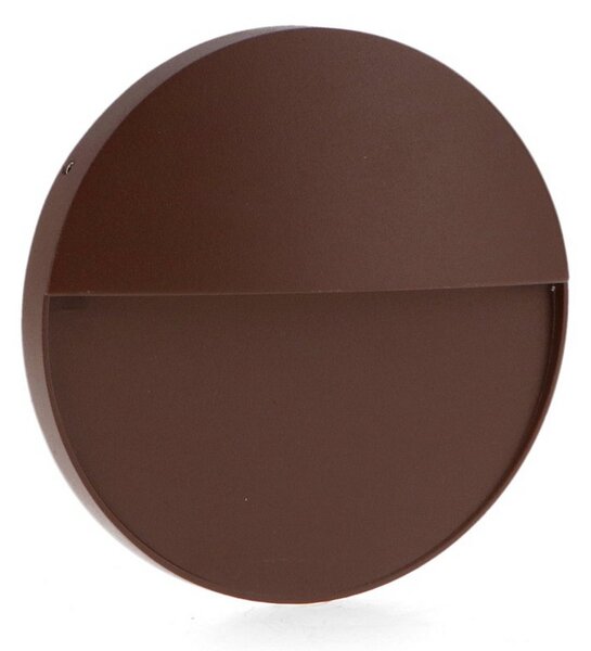 Segnapasso Led Tech 6W Marrone a superfice Rotondo IP54 CCT temperatura colore regolabile iSG Lighting