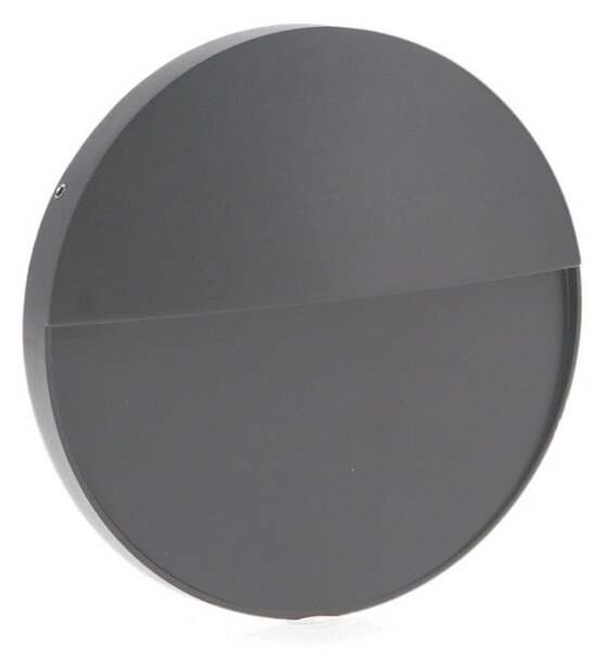 Segnapasso Led Tech 6W Grigio a superfice Rotondo IP54 CCT temperatura colore regolabile iSG Lighting