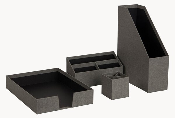 Set di 4 organizer da scrivania Hugo