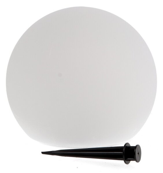 Sfera Led Ball luminosa decorativa da giardino 1W Bianca con pannello solare 200×200 mm IP44 Bianco caldo 3000K M mimotec