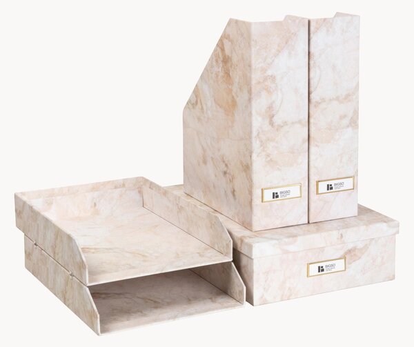 Set di 5 organizer da scrivania Holger