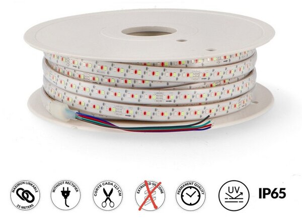 Striscia Led 220V 325W 13W/m Bobina 25 metri IP65 RGB Bergamo M LEDME