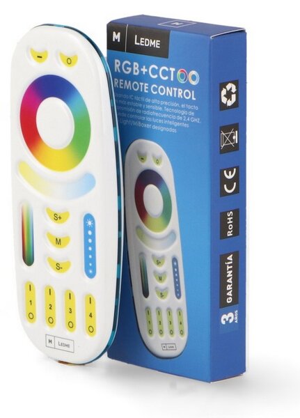 Telecomando RF striscia Led RGB + CCT 4 zone dimmer 12-24V M LEDME