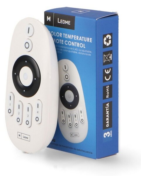 Telecomando RF striscia Led monocolore + CCT 4 zone dimmer 12-24V M LEDME