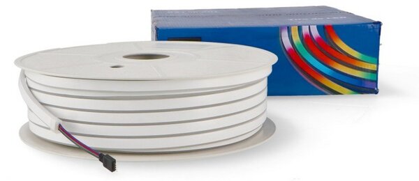Striscia Led flessibile Neon Flex modellabile 12V 14W/m Bobina 50 metri IP65 RGB M LEDME