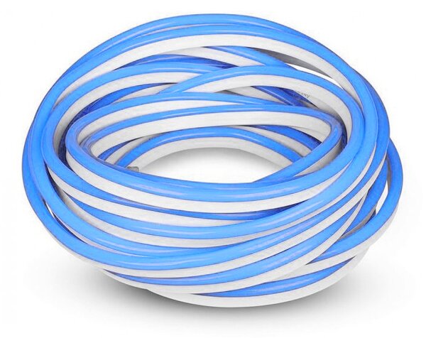 Striscia Led flessibile Neon Flex modellabile 12V 14W/m 1 metro IP65 Azzurro chiaro M LEDME