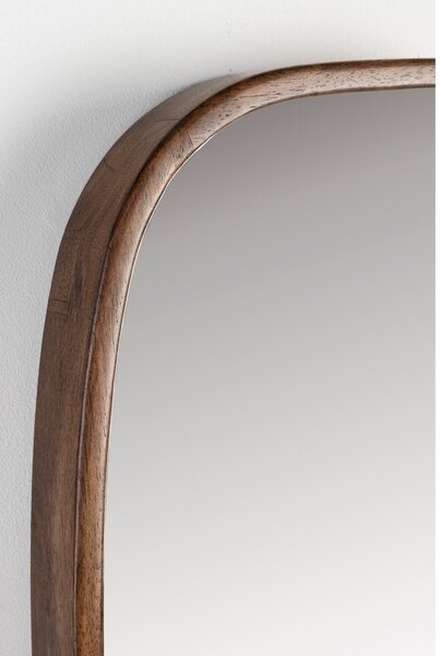 Specchio da parete con telaio in legno massiccio 40x80 cm Nyko – White Label