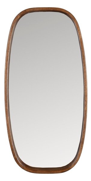 Specchio da parete con telaio in legno massiccio 40x80 cm Nyko – White Label