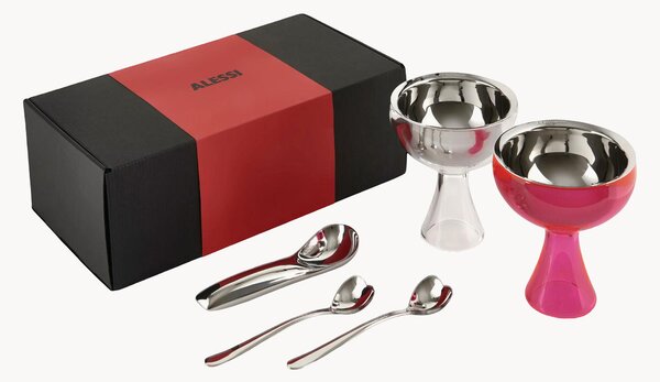 Coppe gelato con cucchiaini Alessi & Ice Cream