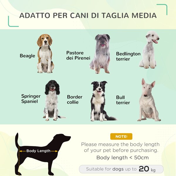 PawHut Lettino per Cani Rialzato con Seduta Traspirante, in Metallo e Tessuto, 90x65x20 cm, Nero e Argento|Aosom