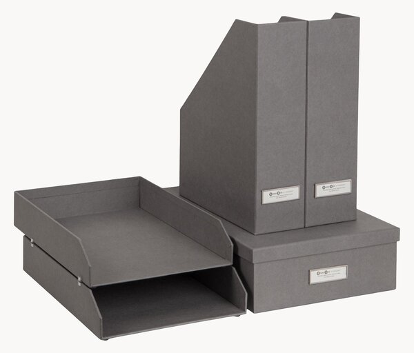 Set di 5 organizer da scrivania Holger